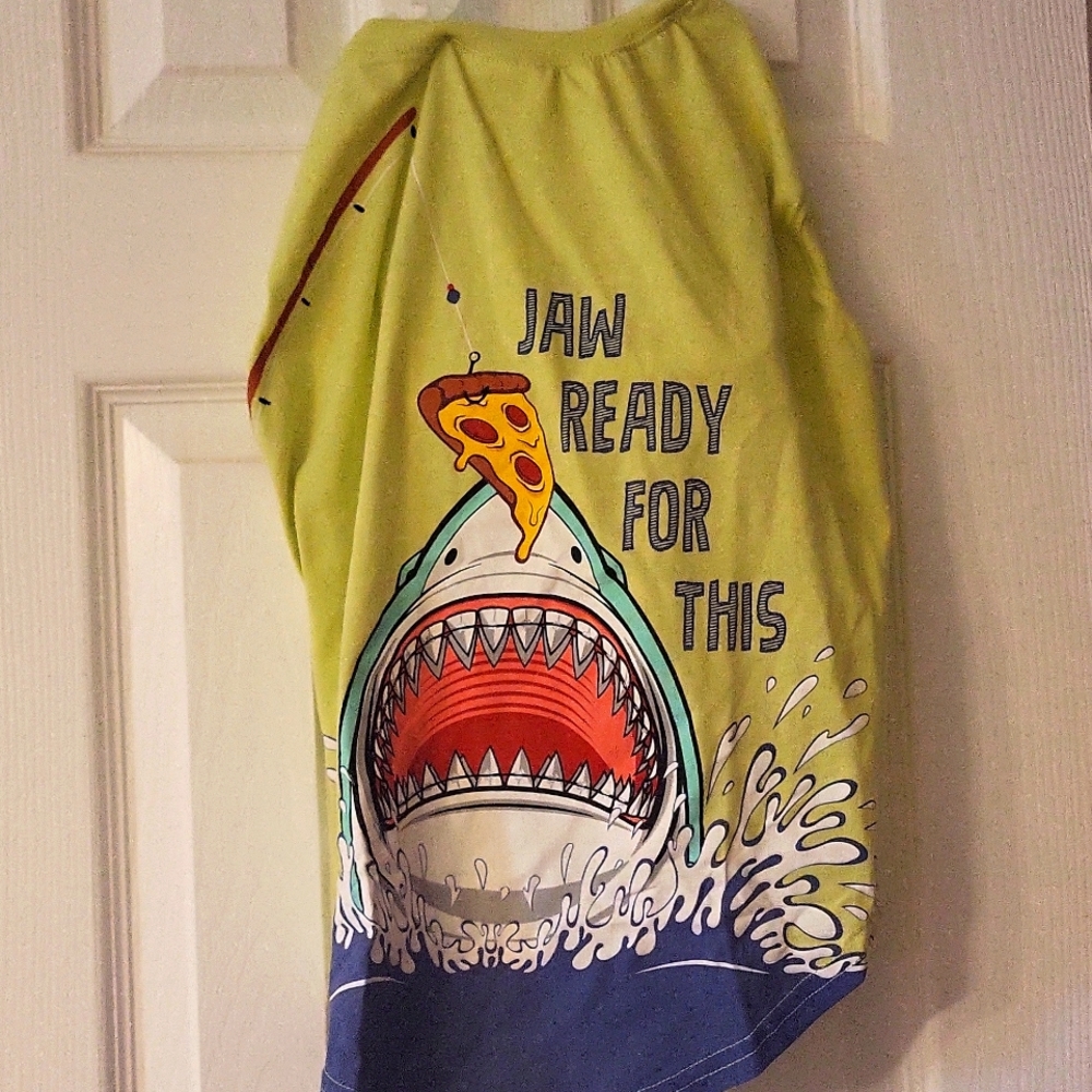Shark dog shirt